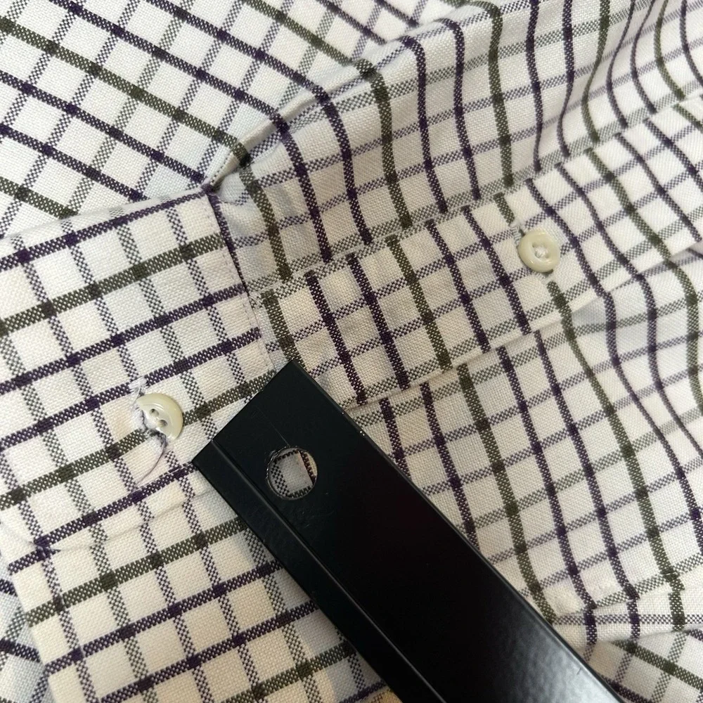 Polo Ralph Lauren‎ Yarmouth Long Sleeve Button Shirt Plaid Sz 16-33 Large *NICE*